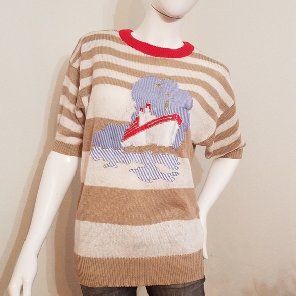 Maori Bee  Sweater Top Size S - Picture 2 of 8